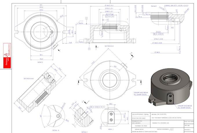 manufacturing drawings for cnc and production
